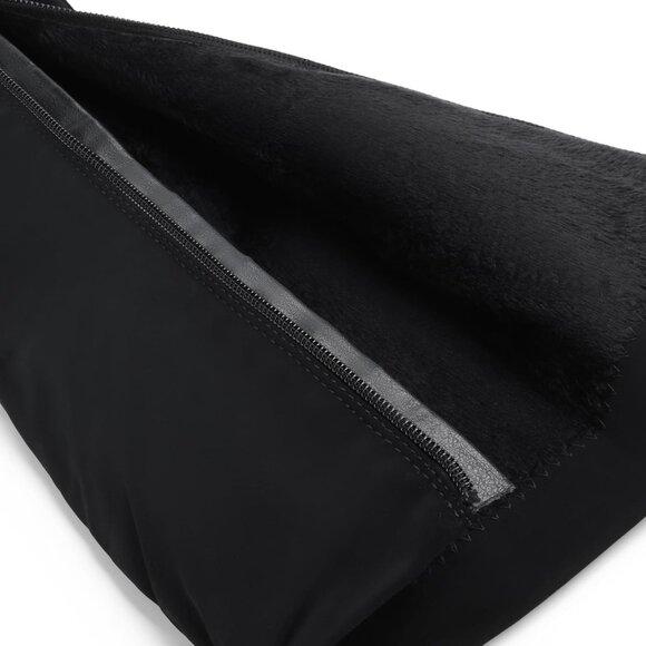 Black Women's Knee High Platform Heel Boots - Picture 5 of 7